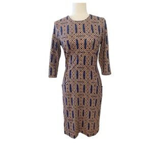 J. McLaughlin Celtic Print Catalyst Sheath Dress